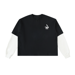 EternalGoose Layered Contrast Sleeve Tee